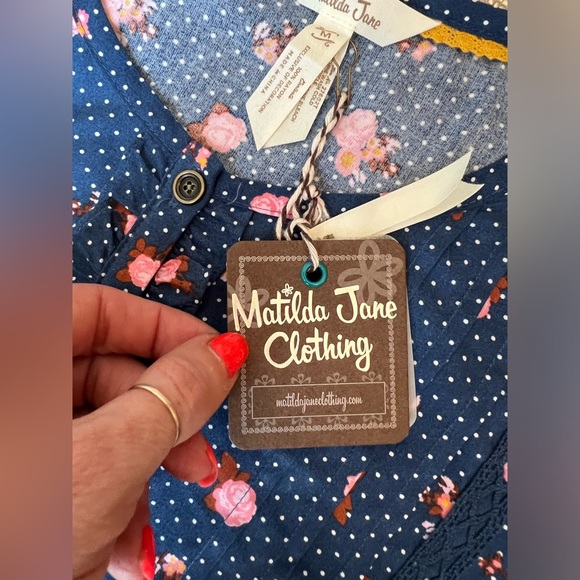 Matilda Jane Navy Blouse - Picture 7 of 8